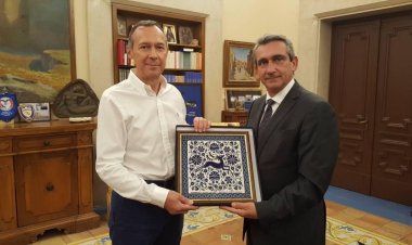 Τον Περιφερειάρχη, Γιώργο Χατζημάρκο, επισκέφθηκε ο Πρέσβης της Ρωσίας στην Ελλάδα, Αντρέι Μάσλοφ