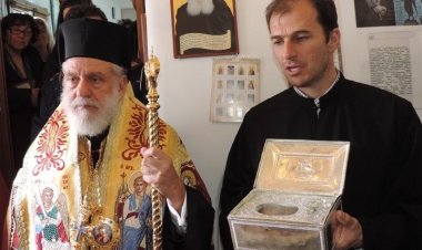 Η Τιμία Κάρα του Αγίου Μηνά στην νήσο Μύκονο