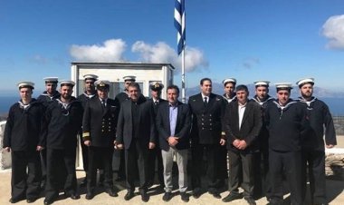 Επίσκεψη στη Ναυτική Βάση Άνδρου για τον εορτασμό των Αγ. Σαράντα