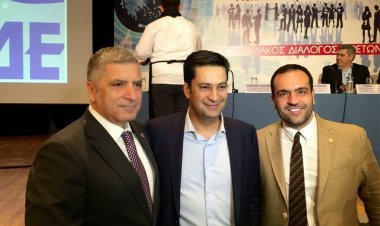 Ο Κωνσταντίνος Κουκάς στη προσυνεδριακή εκδήλωση διαλόγου της ΚΕΔΕ