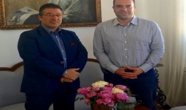 Συνάντηση Κωνσταντίνου Κουκά με τον εμπορικό διευθυντή της Sky Express