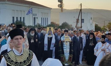 Χατζημάρκος και Λεονταρίτης στις εκδηλώσεις της Κύθνου για την υποδοχή των Ιερών Λειψάνων του Αγίου Ιγνατίου