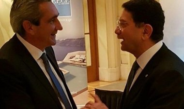 Ομιλία του Περιφερειάρχη Γιώργου Χατζημάρκου για τη γαστρονομία του Νοτίου Αιγαίου, ενώπιον του Γ.Γ. του Παγκόσμιου Οργανισμού Τουρισμού