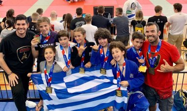 Γούρικος ο Ατζαμόγλου - Εξι Χρυσά, ένα Ασημένιο και ένα Χάλκινο για την Μύκονο στους Διεθνείς Αγώνες Brazilian jiu-jitsu στο Λονδίνο