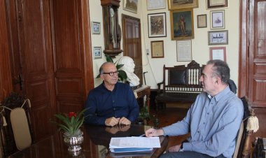 Εποικοδομητική συνάντηση Λεονταρίτη - Λειβαδάρα για το "Κυκλαδικόν" και την αξιοποίηση εμβληματικών κτιρίων της Σύρου