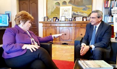 Συνάντηση Χατζημάρκου με την Πρυτάνισσα Χ. Βιτσιλάκη για την στήριξη των δομών του Πανεπιστημίου Αιγαίου