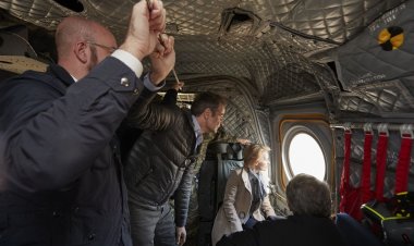 Στον Έβρο η ηγεσία της Ε.Ε - Επιθεωρούν την κατάσταση με πτήση πάνω από τα ελληνοτουρκικά σύνορα