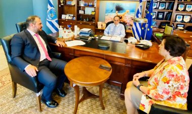 Aegean Islands: Συνάντηση του Φίλιππου Φόρτωμα με τον Υπουργό Ναυτιλίας Γιάννη Πλακιωτάκη για το Μεταφορικό Ισοδύναμο