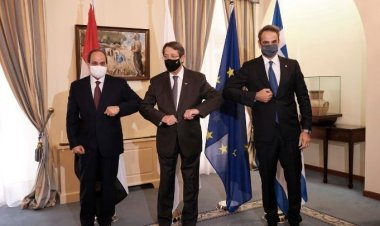 Cyprus-Egypt-Greece Summit-PM Mitsotakis: Η συμπεριφορά της Τουρκίας παραβιάζει κατάφορα το διεθνές δίκαιο