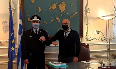 Aegean islands: Επίσκεψη του νέου Περιφερειακού Αστυνομικού Διευθυντή Ν. Αιγαίου στον Αντιπεριφερειάρχη Κυκλάδων