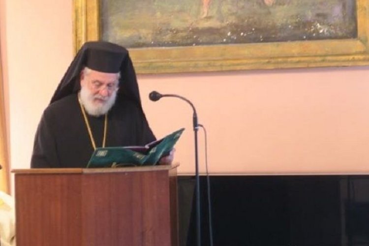 Ο Σεβασμιώτατος κ. Δωρόθεος Β' στο 4ο Διεθνές Διεπιστημονικό Συμπόσιο "ΣΥΡΑ" εκπροσωπώντας τον Οικουμενικό Πατριάρχη και τον Αρχιεπίσκοπο