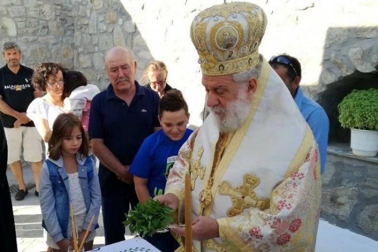 Θυρανοίξια Ιερού Παρεκκλησίου στην Μύκονο τέλεσε σήμερα ο Σεβασμιώτατος κ. Δωρόθεος Β΄