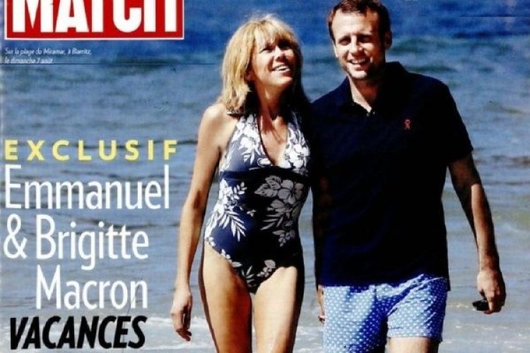 Ινκόγκνιτο στην Πάρο ο Μακρόν με την Μπριτζίτ!!