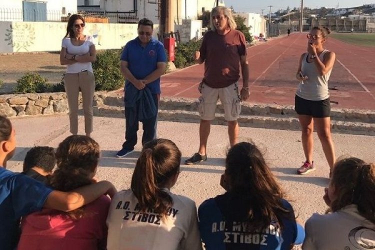 Με αισιοδοξία και φιλοδοξίες για αγωνστικές διακρίσεις, ξεκίνησε την προετοιμασία ο στίβος του Α.Ο. Μυκόνου