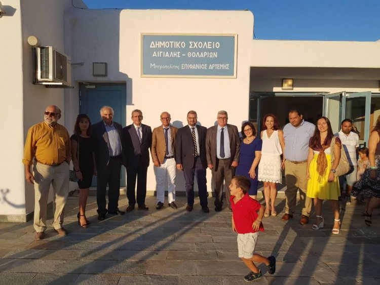 Σε Αμοργό, Κουφονήσια και Νάξο ο Αντιπεριφερειάρχης Κυκλάδων Γιώργος Λεονταρίτης.