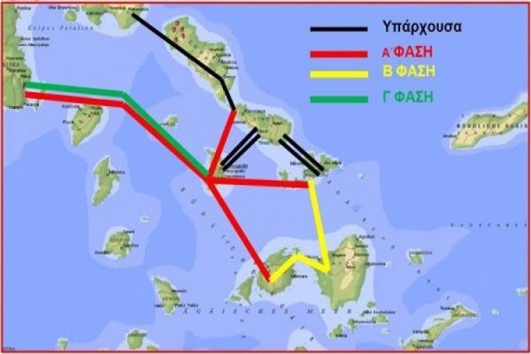 Δύο χρόνια νωρίτερα η ηλεκτρική διασύνδεση των Κυκλάδων με το Λαύριο