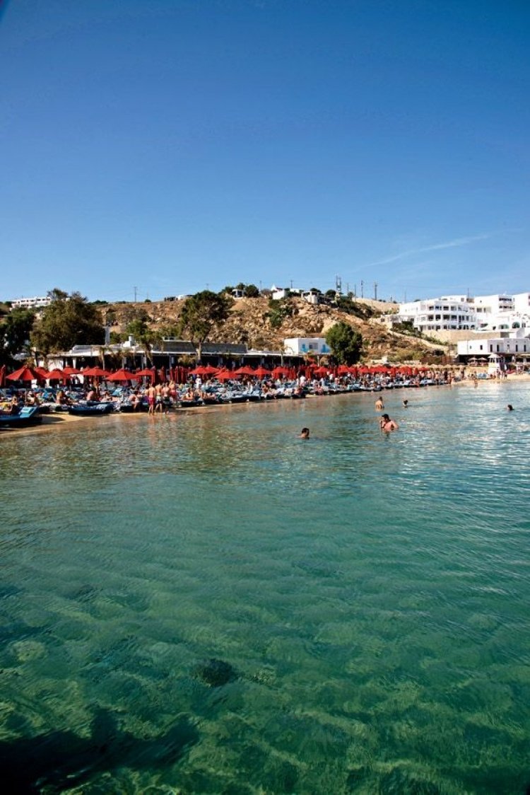 Flight over the beaches of Mykonos!! (Video)