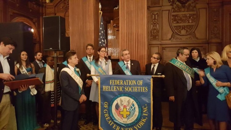 Στην παρέλαση στην 5η Λεωφόρο της Νέας Υόρκης, ο Περιφερειάρχης Ν. Αιγαίου Γιώργος Χατζημάρκος