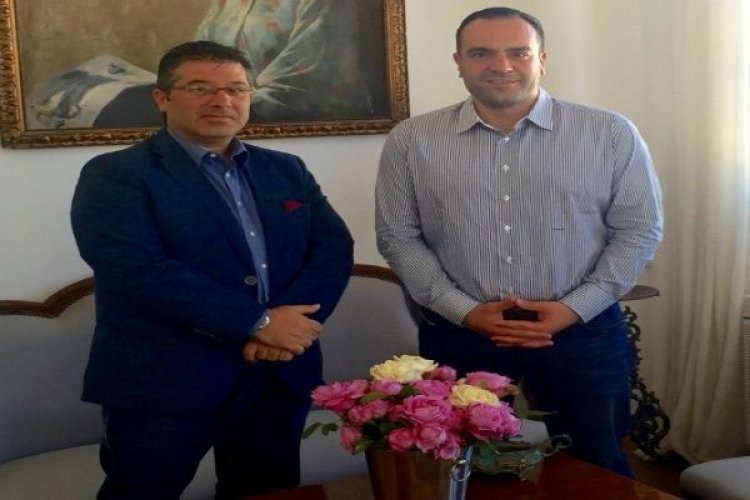 Συνάντηση Κωνσταντίνου Κουκά με τον εμπορικό διευθυντή της Sky Express