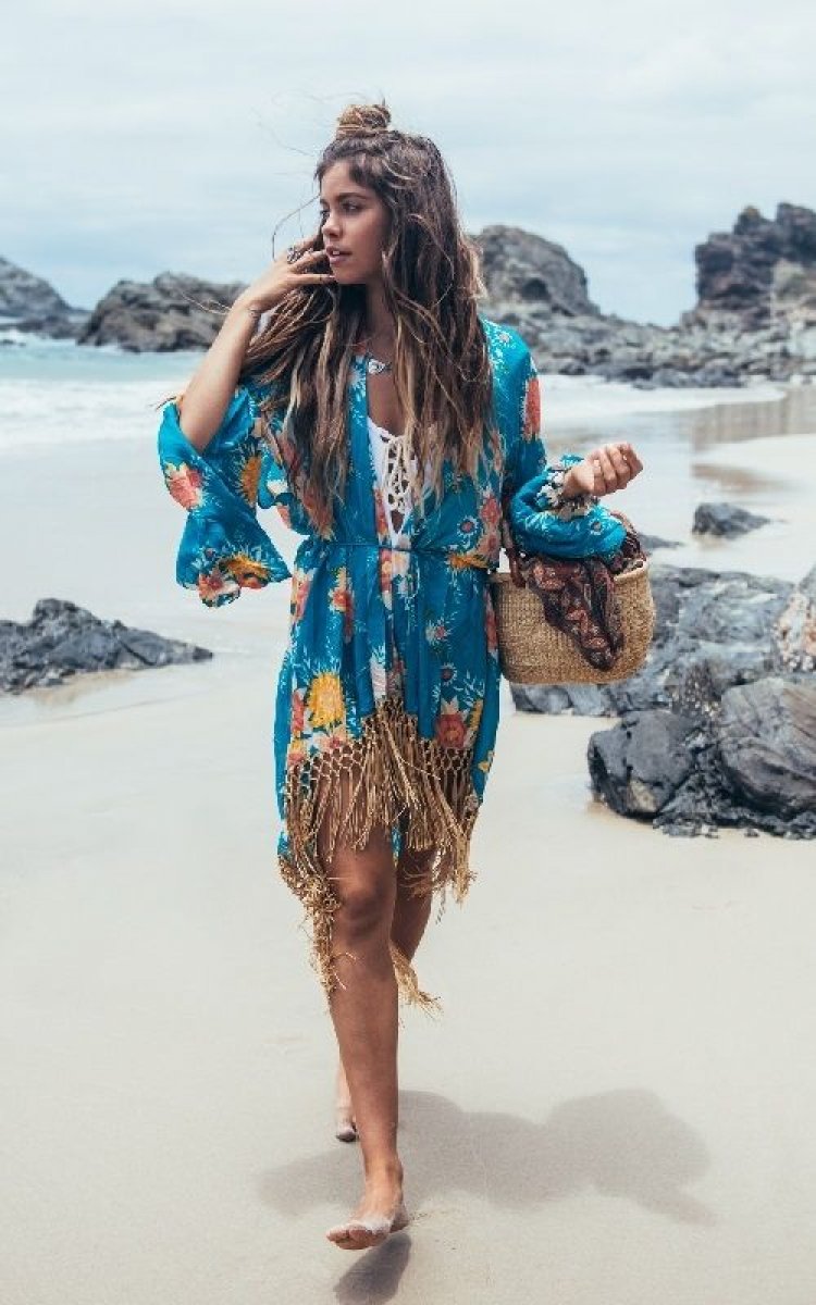 Κοντό Κιμονό, bohemian-chic, άνετο και στιλάτο look!!