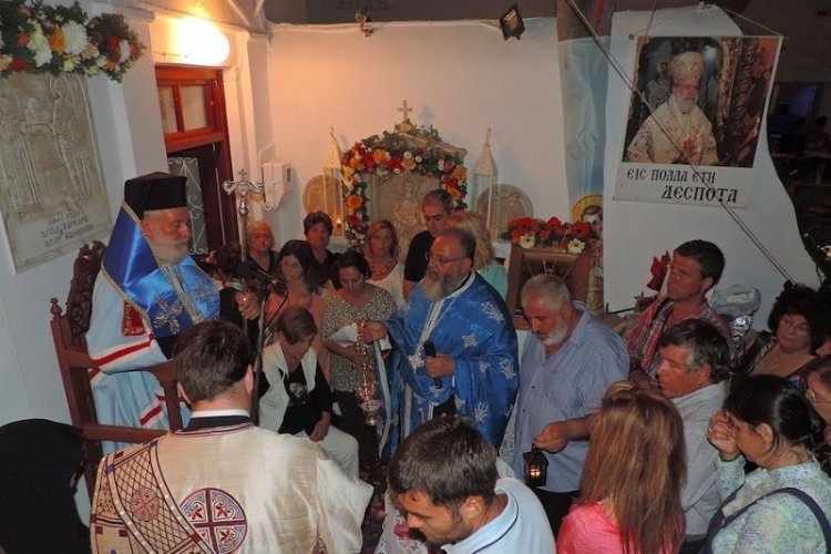 Πάνδημη Πανήγυρις του Αγίου Φανουρίου στα "Τρία Πηγάδια" Χώρας Μυκόνου