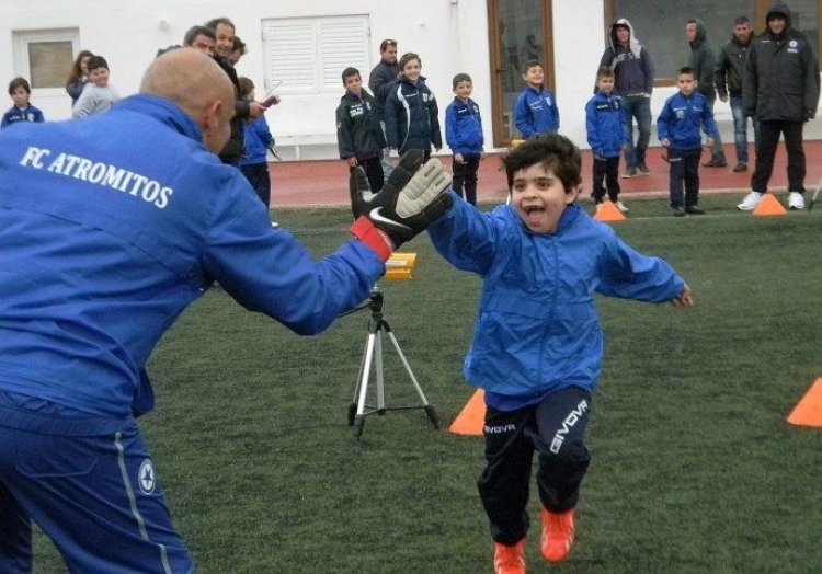 Εργομετρικά Τέστ στούς αθλητές των Soccer schools του Α.Ο Μυκόνου - ΠΑΕ Ατρόμητος