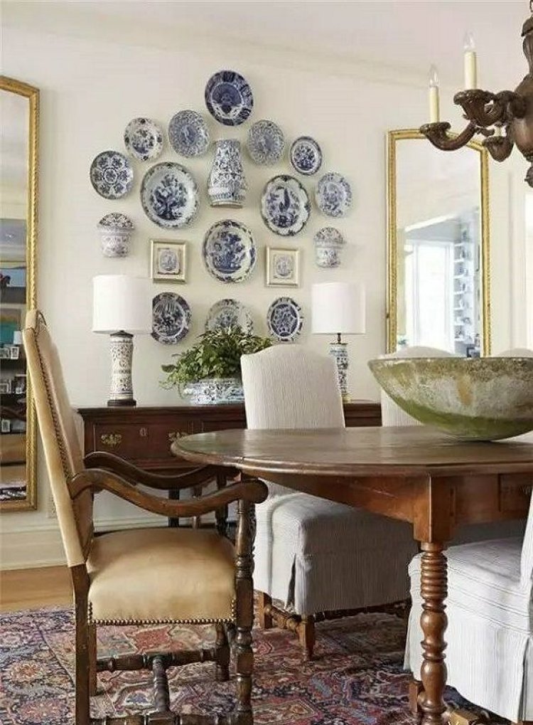 45 Διακοσμητικές Ιδέες με... πιάτα στους τοίχους!!