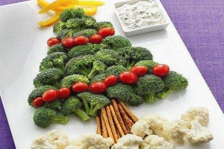 Το χριστουγεννιάτικο δέντρο των λαχανικών!!