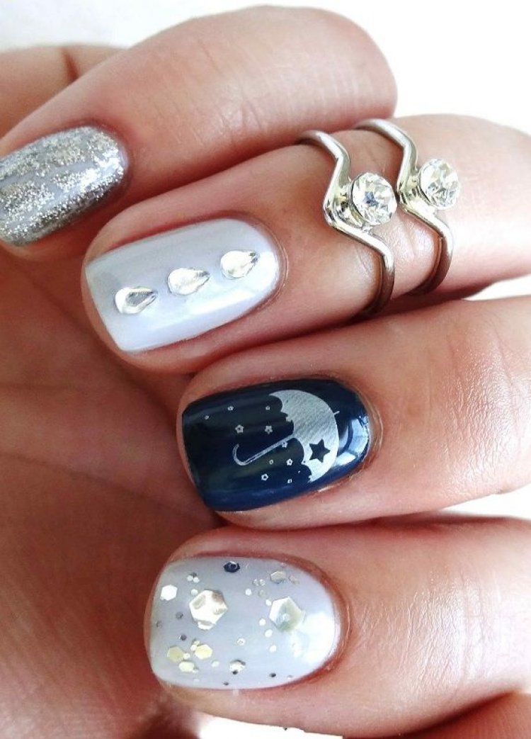 Umbrella Nails για τις rainy days!!