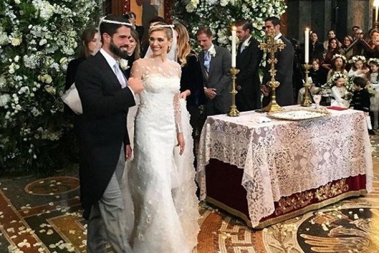 Ο λαμπερός γάμος της Μαριάννας Γουλανδρή και του Φίλιππου Λαιμού στο Λονδίνο!! (pics - video)