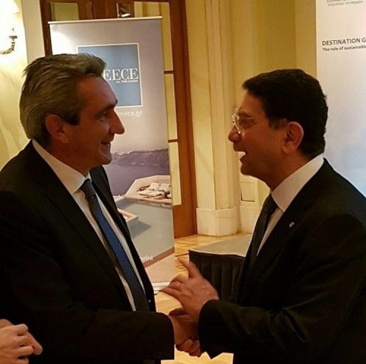 Ομιλία του Περιφερειάρχη Γιώργου Χατζημάρκου για τη γαστρονομία του Νοτίου Αιγαίου, ενώπιον του Γ.Γ. του Παγκόσμιου Οργανισμού Τουρισμού