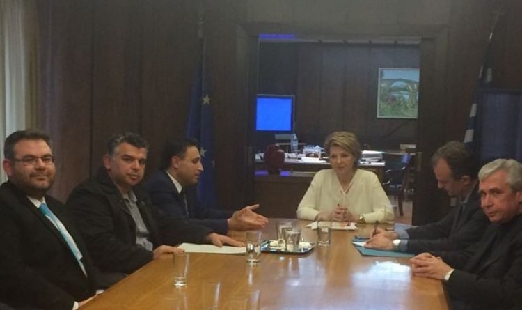 Στην Υπουργό Διοικητικής Ανασυγκρότησης Όλγα Γεροβασίλη  ο Περιφερειακός Συμπαραστάτης Ν. Αιγαίου Φίλιππος Τριομμάτης