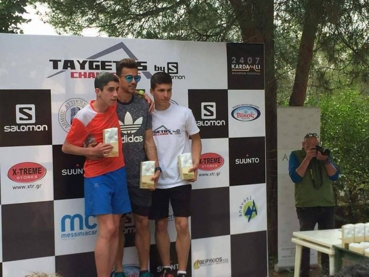1ος ο 29χρονος Θανάσης Παγουνάδης του Α.Ο. Μυκόνου στο Ταΰγετος challenge