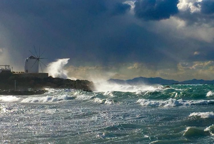 Μύκονος: Αυξημένα Μέτρα λόγω αναγγελίας Θυελλωδών Ανέμων