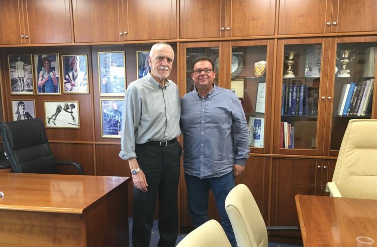 Ο Δήμαρχος της Μήλου Μανώλης Μικέλης συναντήθηκε με τον Γενικό Γραμματέα του ΣΕΓΑΣ Βααίλη Σεβαστή