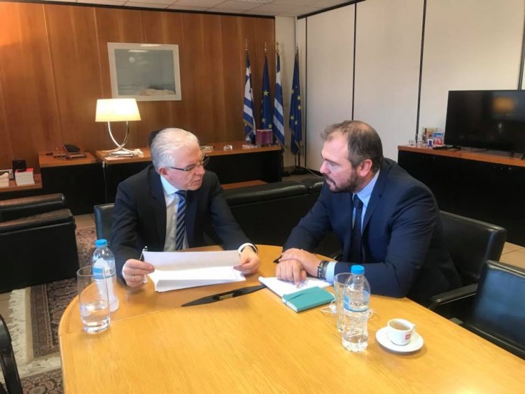 Συνάντηση Φίλιππου Φόρτωμα με τον πρόεδρο του ΕΛΓΑ για τις αποζημιώσεις των αγροτών της Τήνου