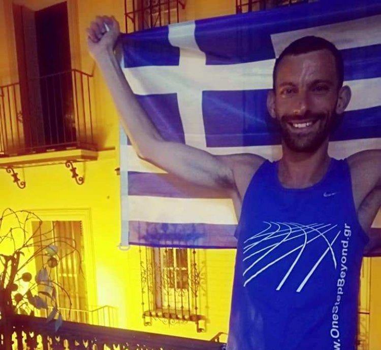 Μεγάλο ατομικό ρεκόρ για τον Αλέξανδρο Μπόλια του Α.Ο. Μυκόνου στο Μαραθώνιο της Σεβίλλης