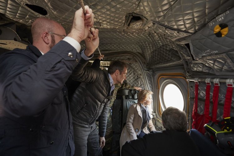 Στον Έβρο η ηγεσία της Ε.Ε - Επιθεωρούν την κατάσταση με πτήση πάνω από τα ελληνοτουρκικά σύνορα