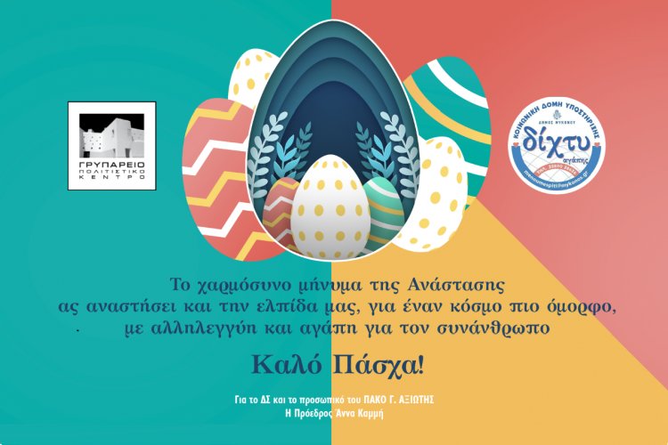 Coronavirus Mykonos: Ευχές για Καλή Ανάσταση και Καλό Πάσχα από τον ΠΑΚΟ Γ. Αξιώτης