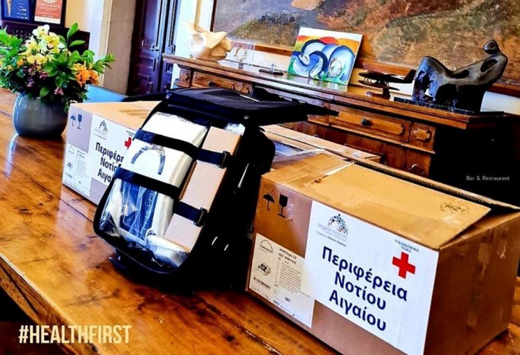 Aegean Islands - Π.Ν.ΑΙ: Δωρεά αναπνευστήρων στα Νοσοκομεία, Σύρου, Νάξου και Θήρας και στα Κέντρα Υγείας Τήνου, Μυκόνου, Πάρου και Μήλου