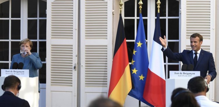 Macron and Merkel meeting: Σεβασμός στην κυριαρχία των κρατών της Ε.Ε!! Αλληλεγγύη σε Ελλάδα και Κύπρο!!