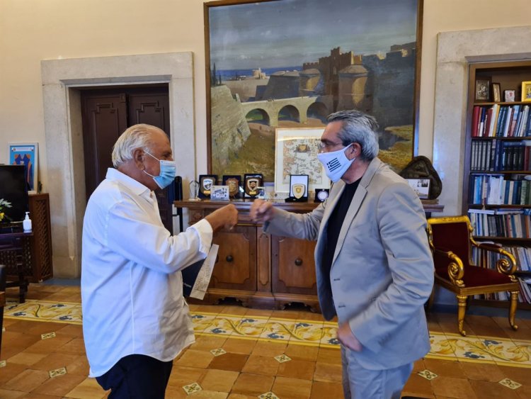 Aegean islands – Travel campaign: Συνάντηση του Χατζημάρκου και του Καμπουράκη με τον πρόεδρο της  ισραηλινής Arkia Airlines