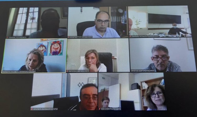 Healthcare in Aegean Islands:Τηλεδιάσκεψη με θέμα "Διαχείριση ύποπτων ή επιβεβαιωμένων κρουσμάτων COVID 19 σε σχολικές μονάδες της Περιφέρειας