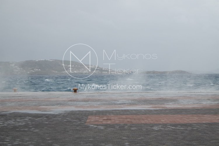 Marine Forecast: Λήψη αυξημένων μέτρων από το Λιμεναρχείο Μυκόνου, λόγω αναγγελίας Θυελλωδών Ανέμων