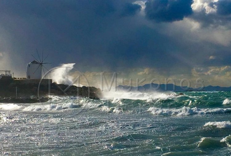 Marine Forecast: Λήψη αυξημένων μέτρων στις 27-01-2021, από το Λιμεναρχείο Μυκόνου, λόγω αναγγελίας Θυελλωδών Ανέμων
