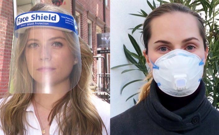 Plastic face shields  vs. Face masks: Οι χειρουργικές μάσκες προστατεύουν καλά από τον κορονοϊό, αλλά οι πλαστικές προσωπίδες καθόλου