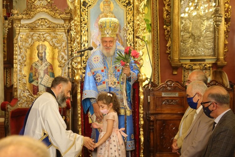 His Eminence Dorotheos B’: Η Ιερά μνήμη του Αγίου Ιερομάρτυρες Δωροθέου Τιμήθηκε και στη Σύρο