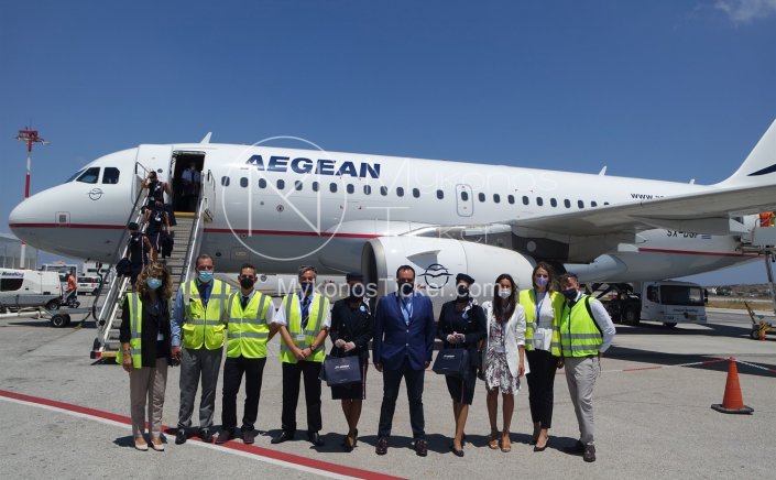 Summer Travel 2021: Έναρξη λειτουργίας της νέας εποχικής βάσης της AEGEAN στη Μύκονο [Εικόνες]