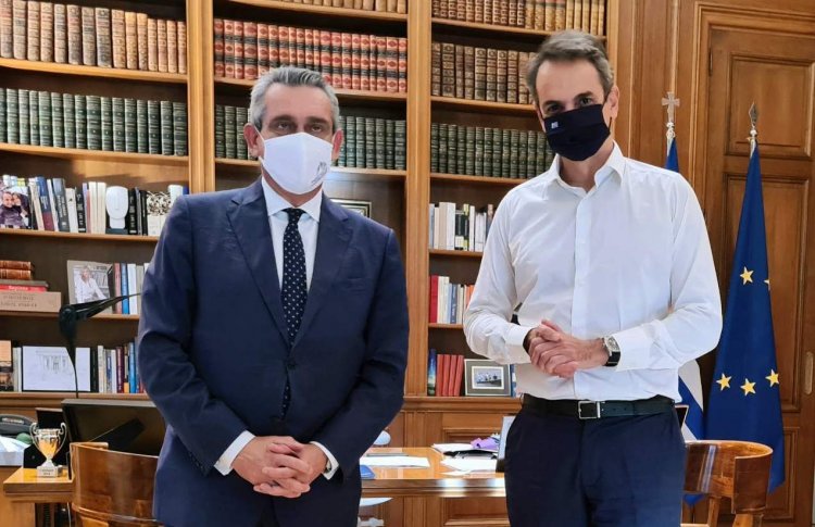 Aegean Islands: Η πορεία του τουρισμού  στην συνάντηση του Περιφερειάρχη  Γ. Χατζημάρκου με τον Πρωθυπουργό Κ. Μητσοτάκη, στο  Μαξίμου