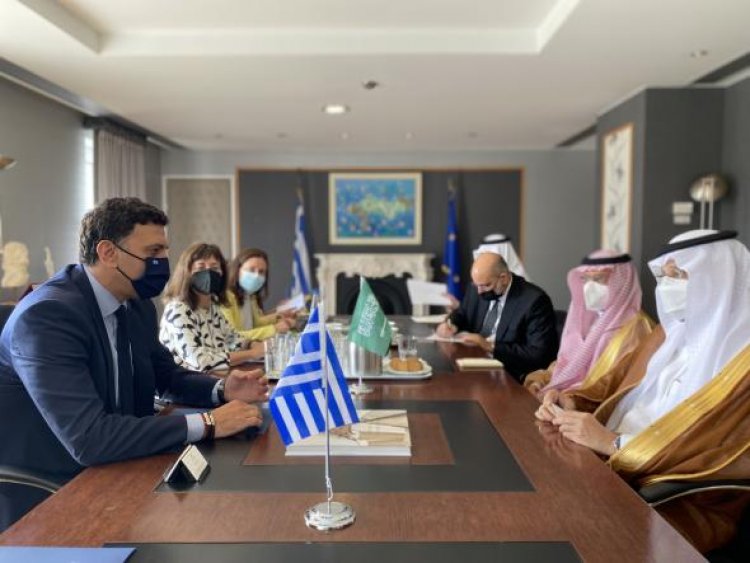 Tourism Policy : Συνάντηση Υπουργού Τουρισμού Βασίλη Κικίλια με τον Υπουργό Επενδύσεων της Σαουδικής Αραβίας